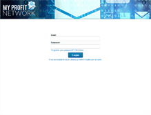 Tablet Screenshot of myprofitnetwork.com